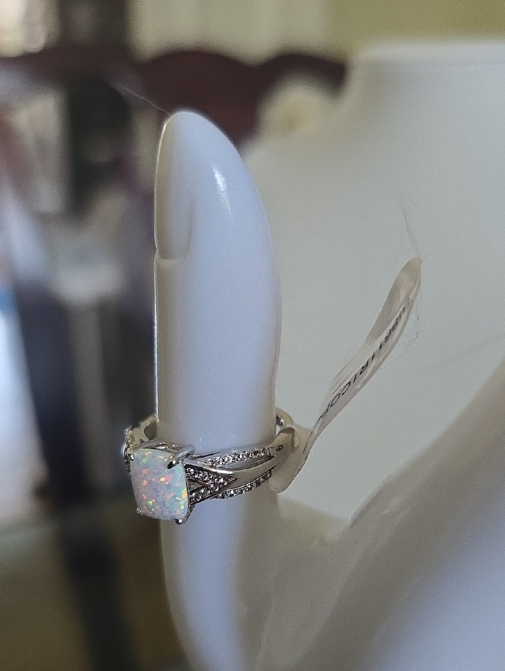 FINE JEWELRY BEAUTIFUL WOMENS OPAL RING SIZE 8 - Picture 17 of 17